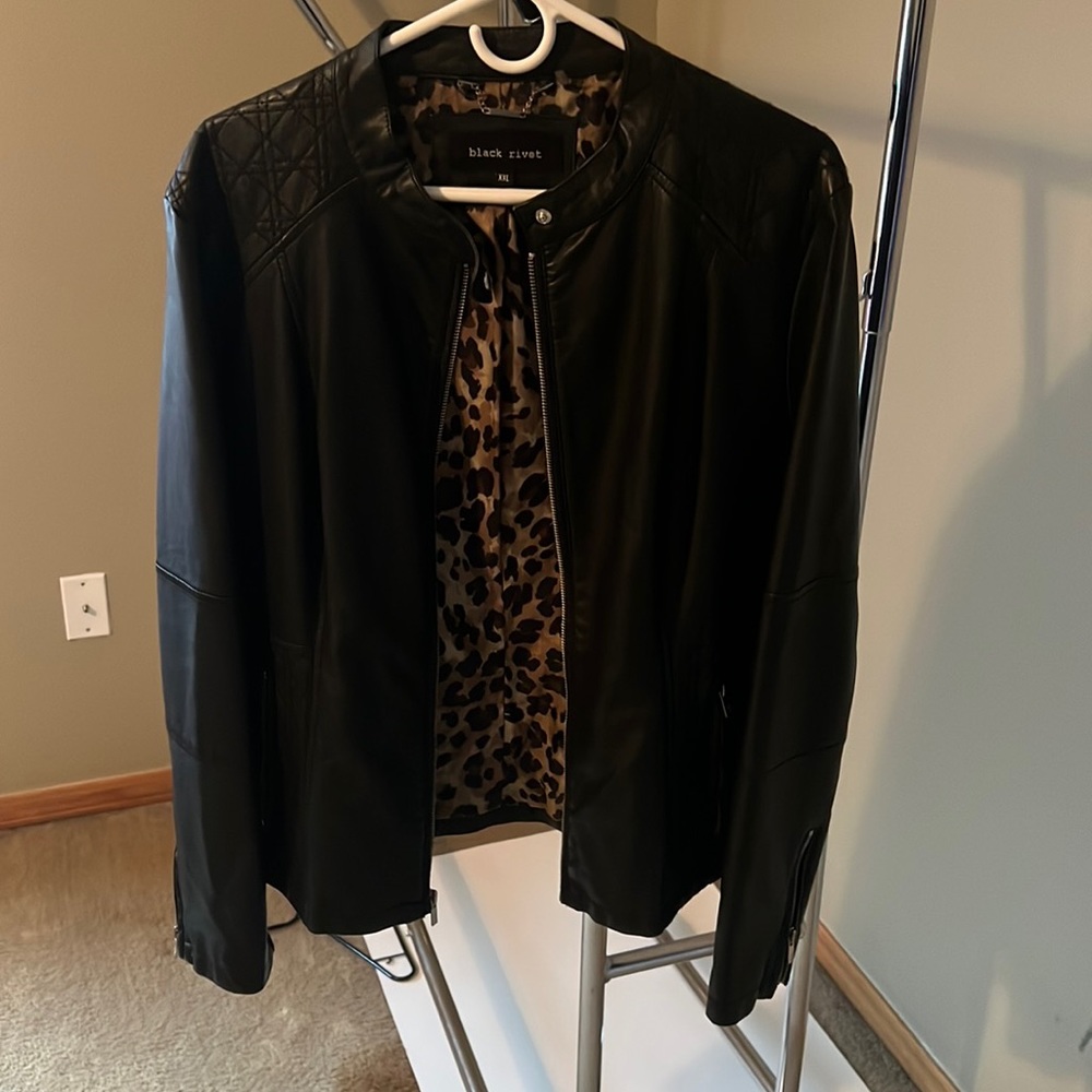 Black River leather jacket